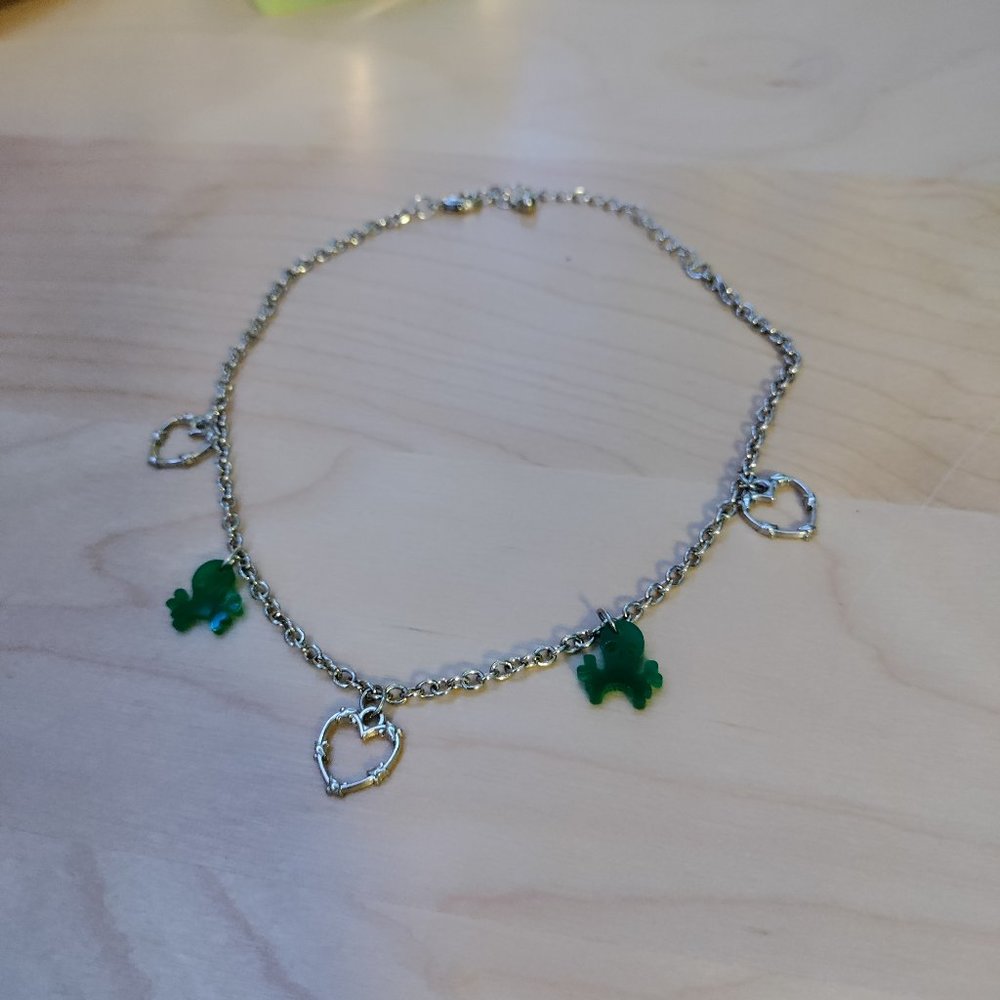 Skull+Heart Choker